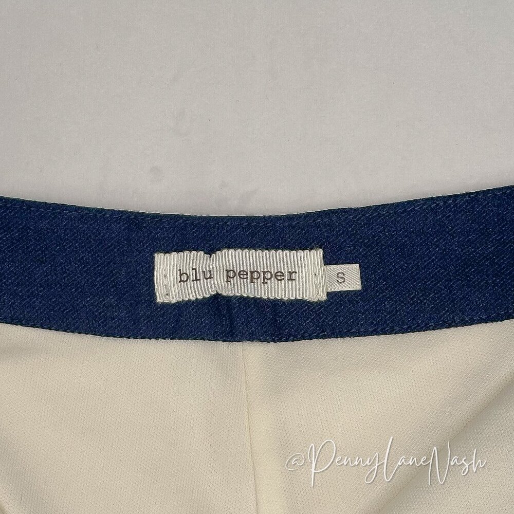 Blu Pepper Joa Casual Shorts Cream - Picture 9 of 11